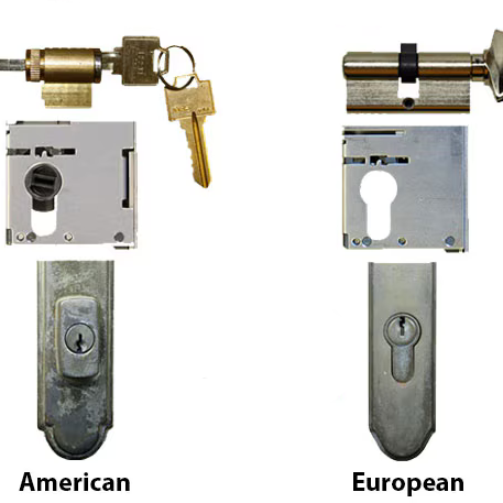 American vs. European Lock Cylinders: Key Differences and How to Identify Them