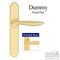 Hoppe Toronto Fixed Dummy Handle Set for Swing Doors – Resista Brushed Chrome