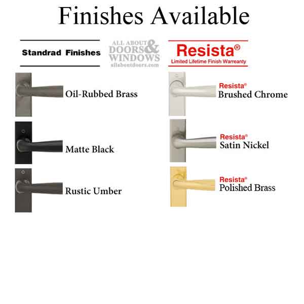 Hoppe Toronto Fixed Dummy Handle Set for Swing Doors – Oil Rubbed Brass