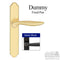 Hoppe Toronto Fixed Dummy Handle Set for Swing Doors – Matte Black