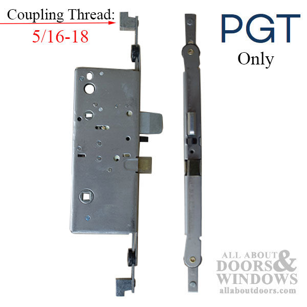 PGT Concealed Multipoint Lock – 60mm Backset, No Faceplate
