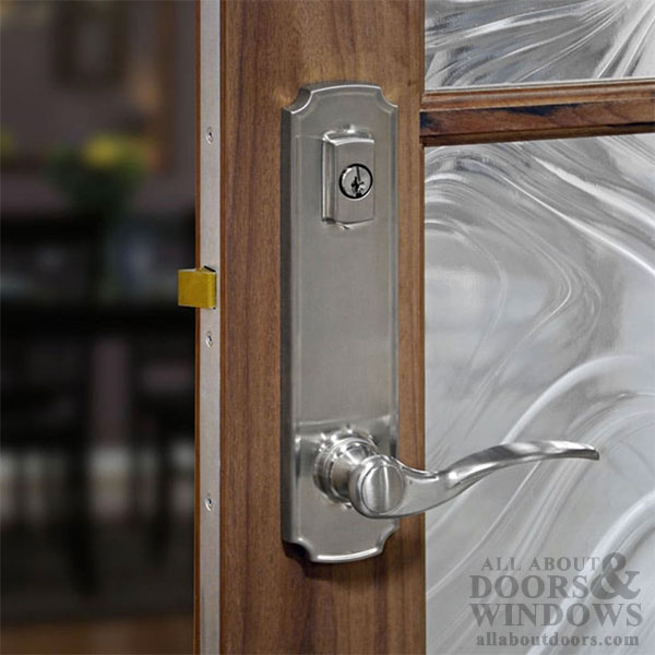 Trilennium Eclipse 3-Point Lock Handle Set – 6" Handle to Key, Active Door