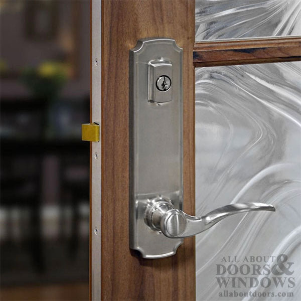 Trilennium Eclipse 3-Point Lock Handle Set – 6" Handle to Key, Active Door