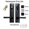 Trilennium Active Keyed Lock – 3000 Series Rectangular Base, 1-3/4" Door