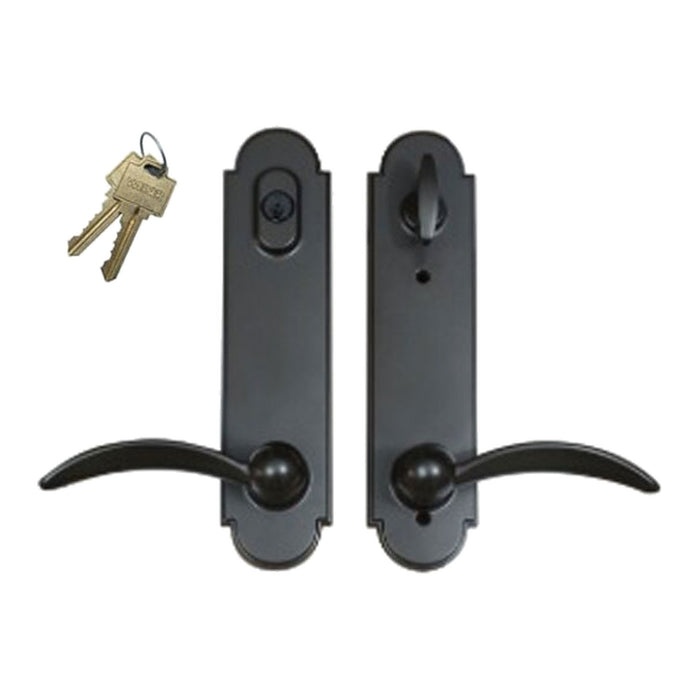 Trilennium Active Keyed Lock – 3000 Series Rectangular Base, 152mm PZ, 1-3/4" Door