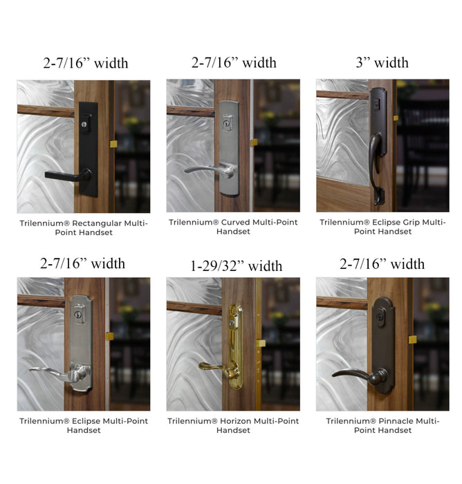 Trilennium Active Keyed Lock – 3000 Series Rectangular Base, 152mm PZ, 1-3/4" Door