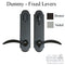 Trilennium Dummy Handleset Trim with Fixed Levers and T-Turn Drive – 1-3/4" Door
