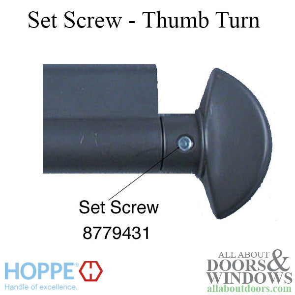 Hoppe CES Thumb Turn Set Screw – 5 x 6mm