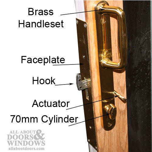 Great Lakes Window Sliding Door 3-Point Lock – 1" Backset, Discontinued