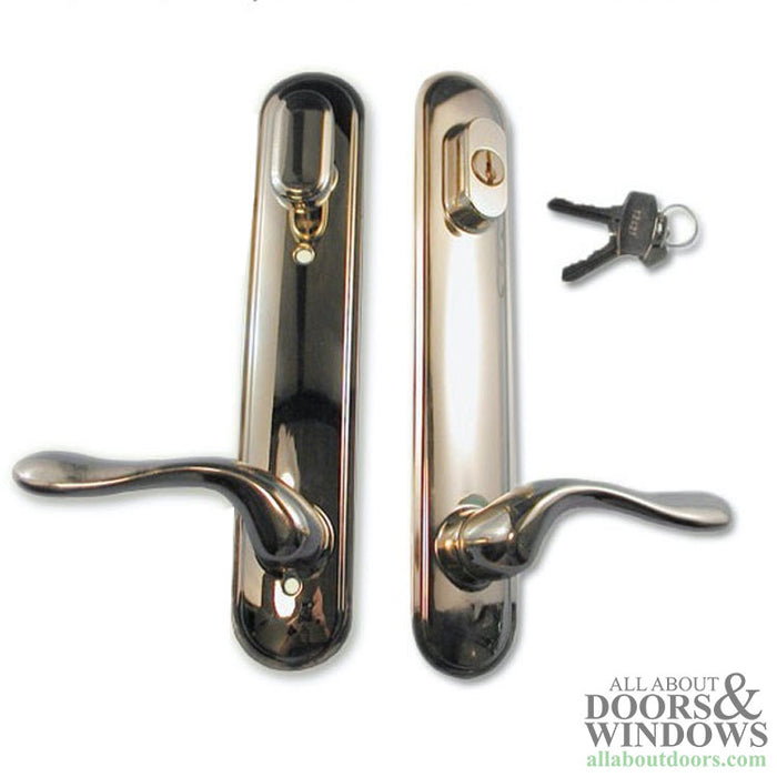Trilennium Active Keyed Handleset Trim – 3000 Series, 6" PZ, Traditional Style