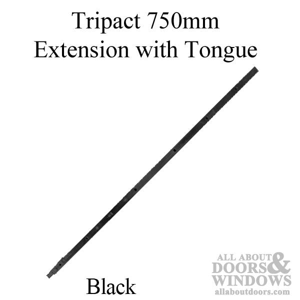 GU Europa 750mm Tripact Extension with Tongue – 16mm Faceplate, Black