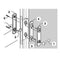 Peachtree IPD Mortise Lock Spindle – 1/4" Square for 1-3/4" Doors