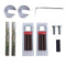 Hoppe HLS7 Handle Set Parts Pack for 2-1/4" Doors – Active, Key Above