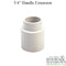 Hoppe Handle Extension – 3/4" Extension, White