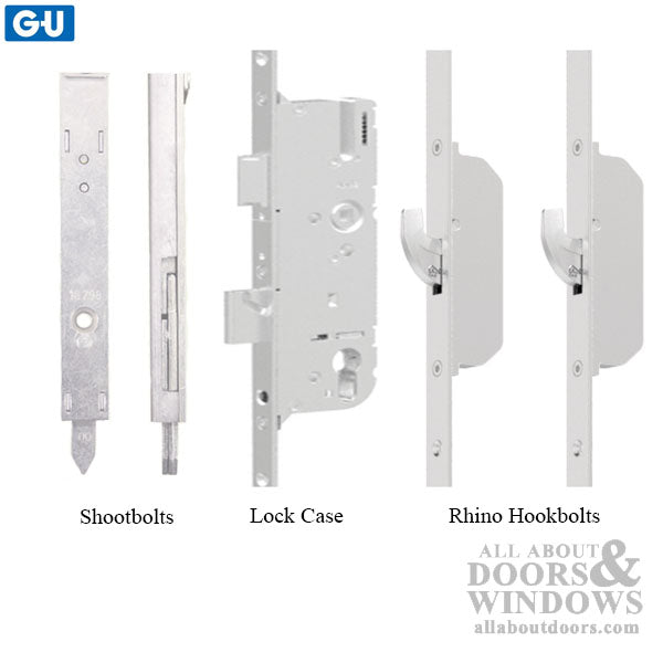 G-U Ferco Rhino 5-Point Multipoint Lock Kit – 50mm Backset, 92mm PZ
