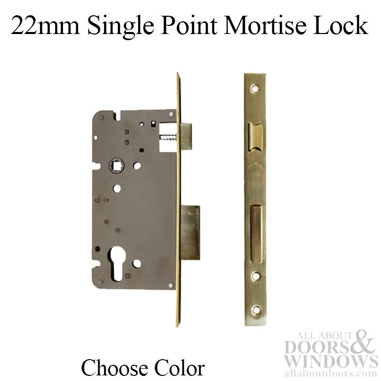 Single Point Entrance Mortise Lock – 50mm Backset, 85mm Handle Spacing ...