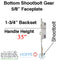 Hoppe HLS9000 Bottom Gear – 45mm Backset, 35" Handle Height, Shootbolt