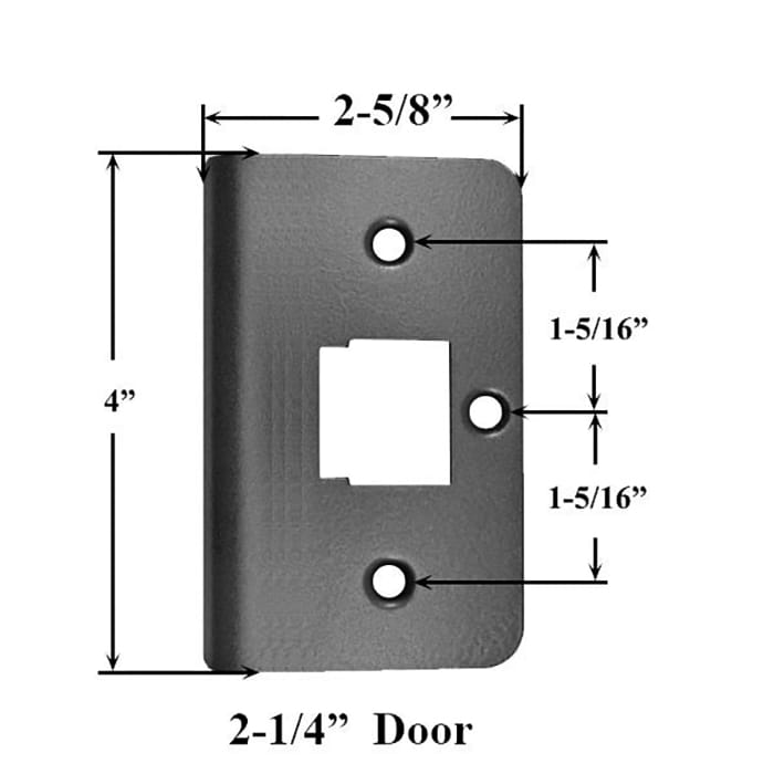 Trilennium 3 Strikes & Screws Kit for 2-1/4" Doors