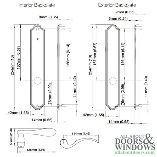 Hoppe Munchen Dummy Handleset – Traditional Backplate, Satin Nickel