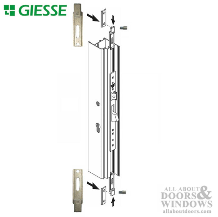 Giesse Multipoint Lock – 45mm Backset, 92mm PZ, 22mm Faceplate
