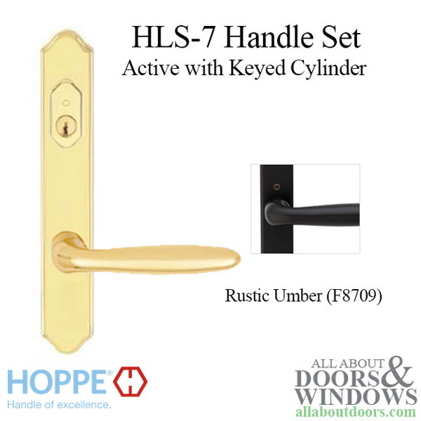 Verona Traditional Keyed Handleset – Rustic Umber