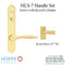Hoppe New Orleans Handleset – Keyed Active, Resista Polished Brass