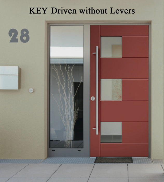 GU Secury Automatic Multipoint Lock for 8' Doors – 45mm Backset, 92mm PZ, Stainless Steel