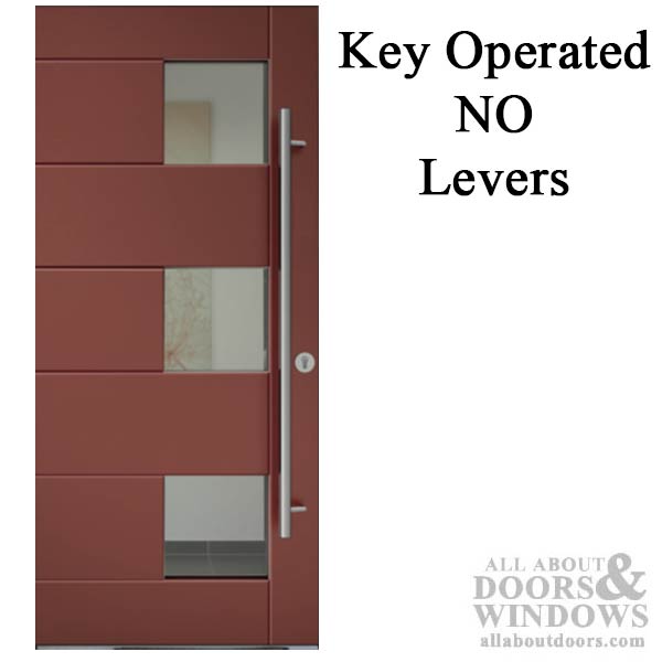 GU Secury Automatic Multipoint Lock for 6' 8" Doors – 45mm Backset, 92mm PZ, Stainless Steel