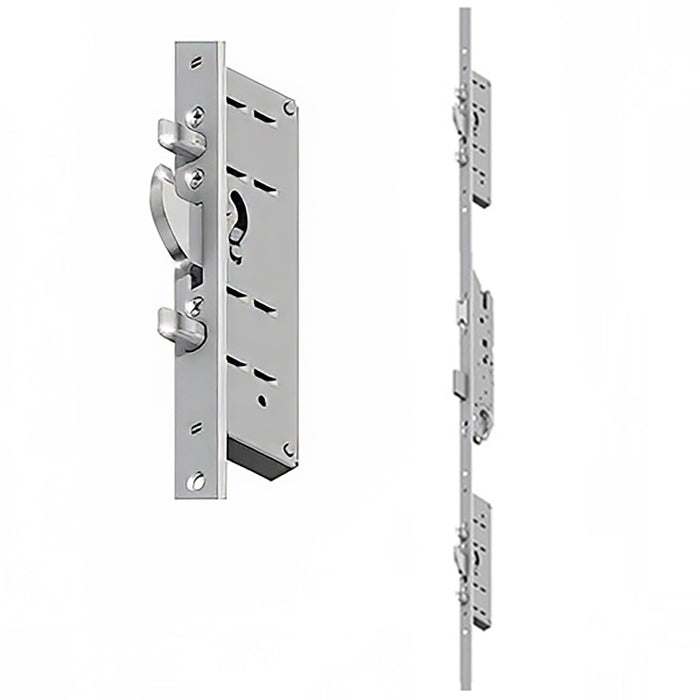 Hoppe/Fuhr Multipoint Lock – 45mm Backset, Swinghook & Round Bolts
