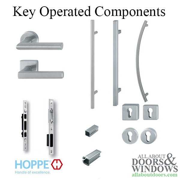 Hoppe Egress Multipoint Lock – 45mm Backset, 92mm PZ, 73-85" Panel Height