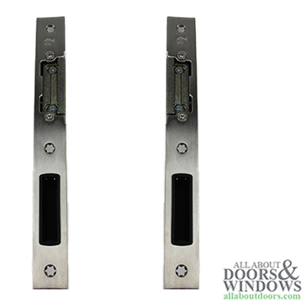 Hoppe Latch & Deadbolt Strike for Key Operated Multipoint Lock – Right Hand Inswing, Brushed Stainless Steel