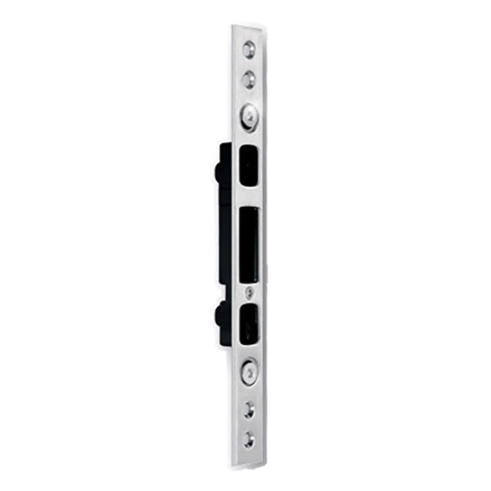 Hoppe Roundbolt and Swing Hook Strike Plate – Brushed Stainless Steel