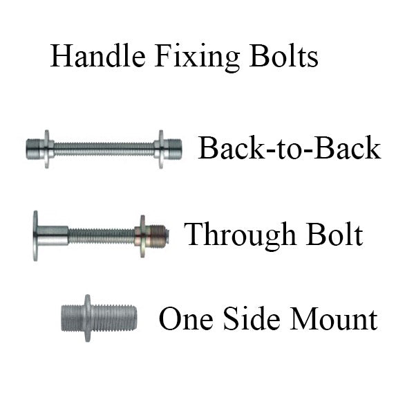 Hoppe Pull Handle Fixing Bolt – BS-501/B, 2-1/4" to 2-5/8" Door Thickness