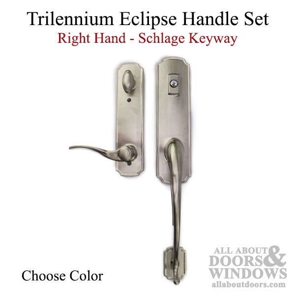 Trilennium 3000 Series Grip Handle for Multi-Point Lock – 6" PZ, Right Hand, SC1 Keyway