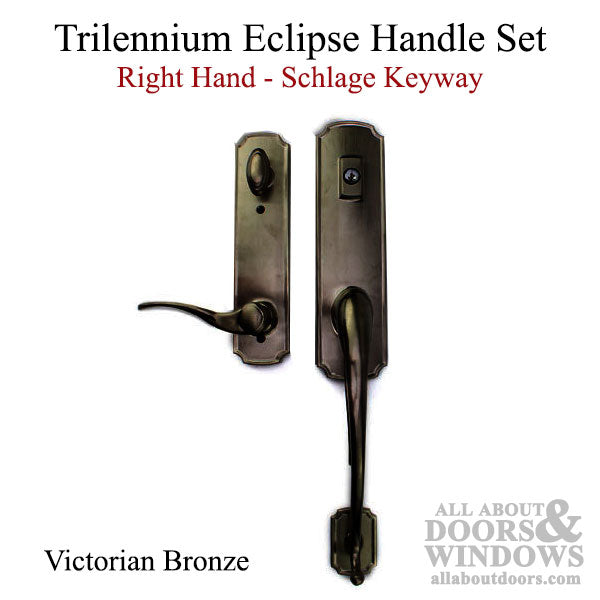 Trilennium 3000 Series Grip Handle for Multi-Point Lock – 6" PZ, Right Hand, SC1 Keyway