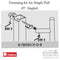 G-U Ferco Fastening Kit for 45° Single Pull Bar – Stainless Steel