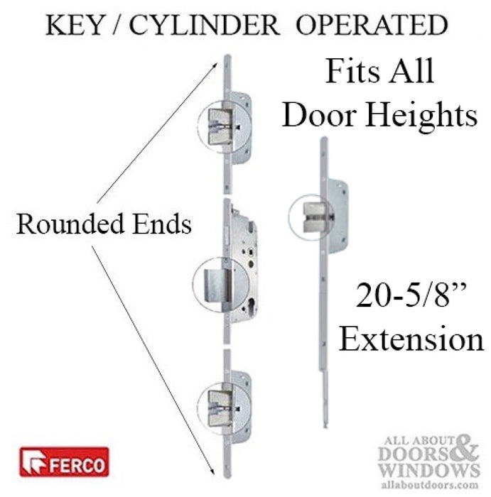 GU Ferco Key-Operated Multipoint Lock – Product Information