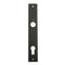 Hoppe Dallas Interior Backplate M2161N – 92mm PZ, Matte Black