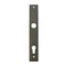 Hoppe Dallas Interior Backplate M2161N – 92mm PZ, Dark Bronze Metallic