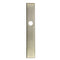 HOPPE Dallas Exterior Backplate for Inactive Handlesets – 92mm PZ, Satin Nickel