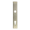 Hoppe Dallas Exterior Backplate for Active Handlesets – 92mm PZ, Satin Nickel