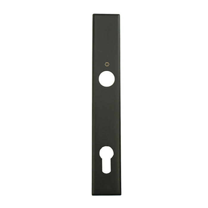 Hoppe Dallas Exterior Backplate for Active Handlesets – 92mm PZ, Matte Black
