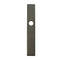 Hoppe Dallas Exterior Backplate for Inactive Handlesets – 92mm PZ, Dark Bronze Metallic