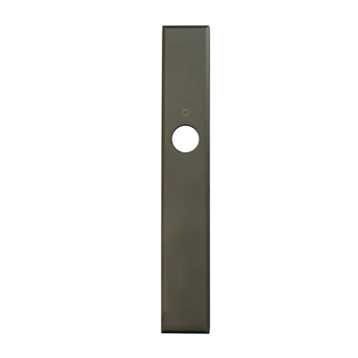 Hoppe Dallas Exterior Backplate for Inactive Handlesets – 92mm PZ, Dark Bronze Metallic