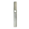 Hoppe Aluminum Exterior Backplate 2246 for Inactive Handlesets – Silver