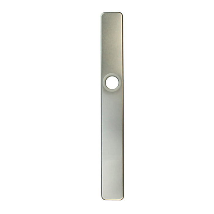 Hoppe Aluminum Exterior Backplate 2246 for Inactive Handlesets – Silver