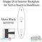 Hoppe Oval Interior Backplate M3955N – 92mm PZ, Matte Black