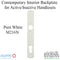 Hoppe Contemporary Interior Backplate M216N – 92mm PZ, Pure White