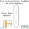 Hoppe Wide Traditional Exterior Backplate – 92mm PZ, Resista Brass
