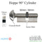 Hoppe Euro Profile Full Cylinder – Key with C-Knob, 90° Turn